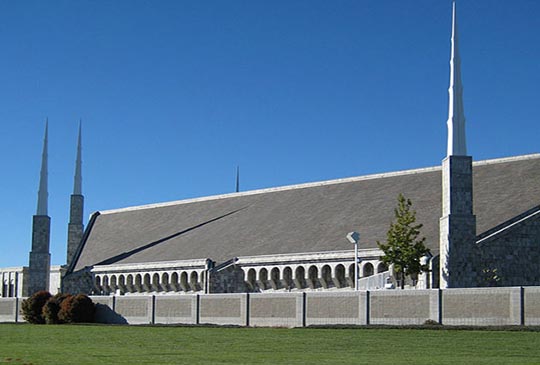 Boise temple on a summer day - Church of Jesus Christ of Latter Day Saints